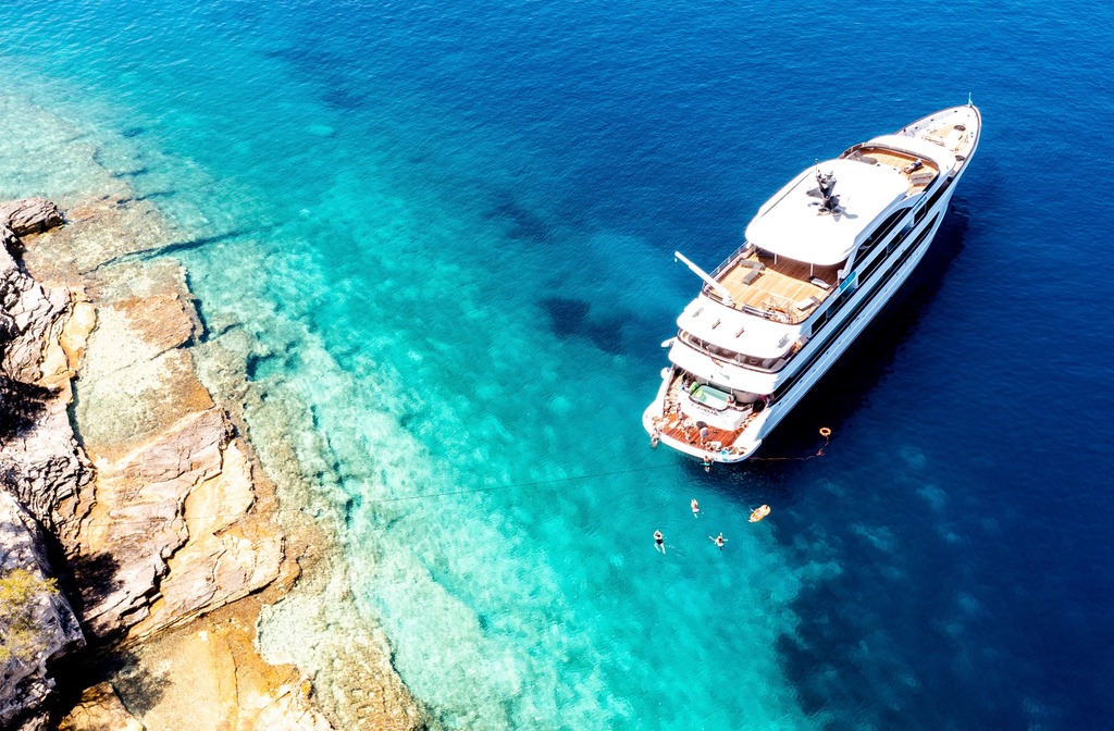 Schiff Inselhuepfen Kreuzfahrt Ms Aurelia Aussenansicht