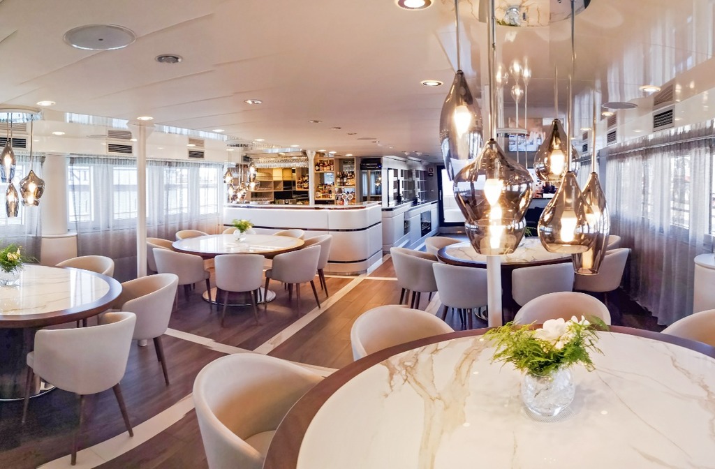 Schiff Inselhuepfen Kreuzfahrt Ms Aurelia Restaurant