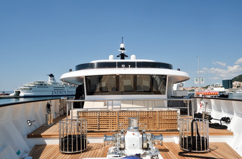 Schiff Inselhuepfen Kreuzfahrt Ms Aurelia Auf Deck