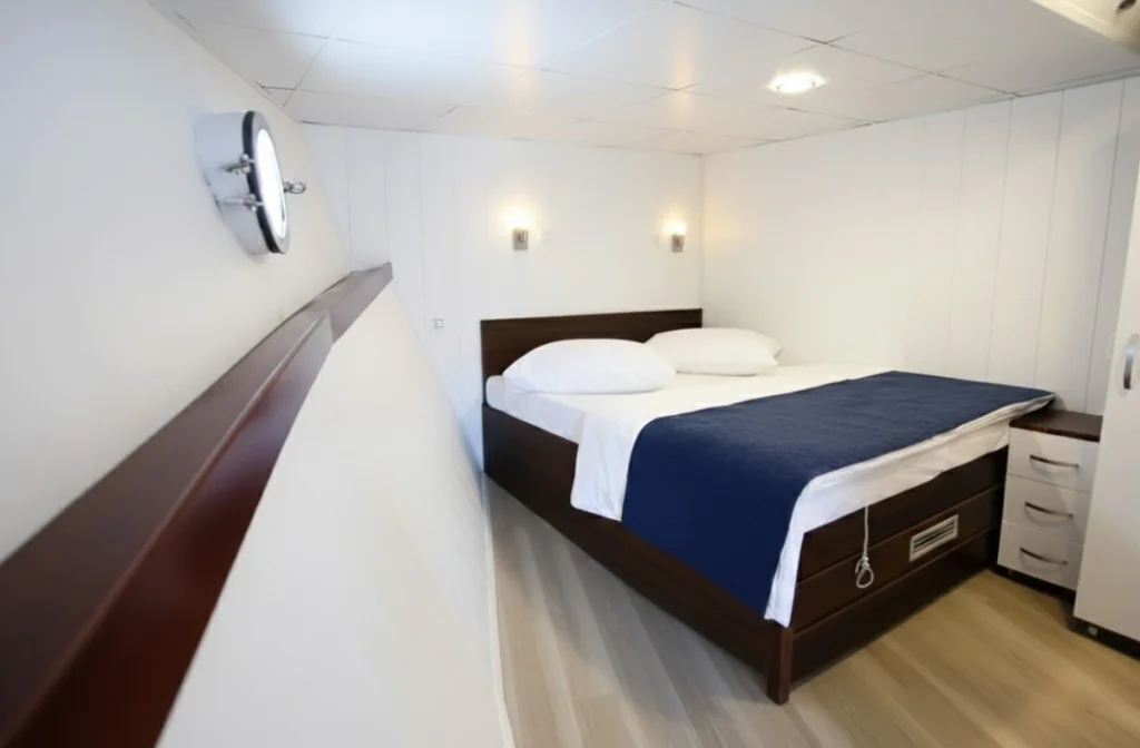 Schiff Felix Kabine Auf Unterdeck Bett