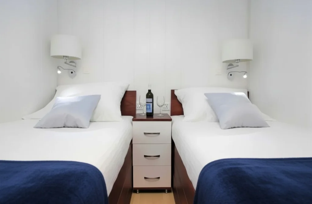 Schiff Felix Kabine Auf Hauptdeck Twinbett