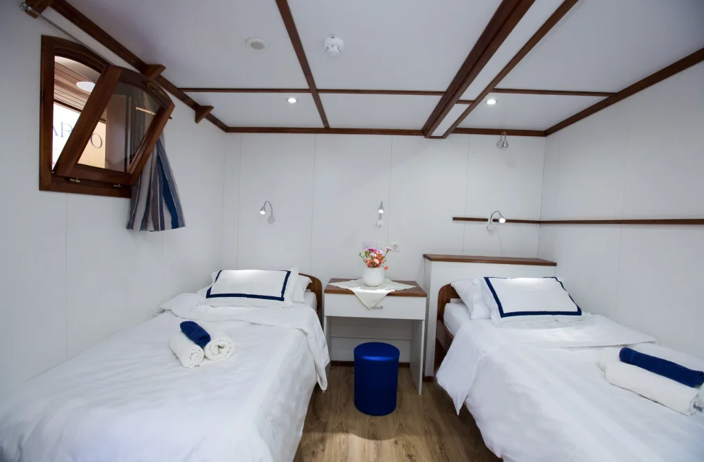 Schiff Spledid Kabine Auf Hauptdeck Twinbett