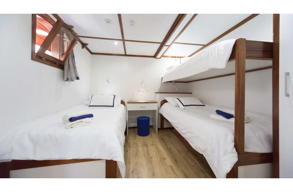 Schiff Spledid Kabine Auf Hauptdeck Dreibett