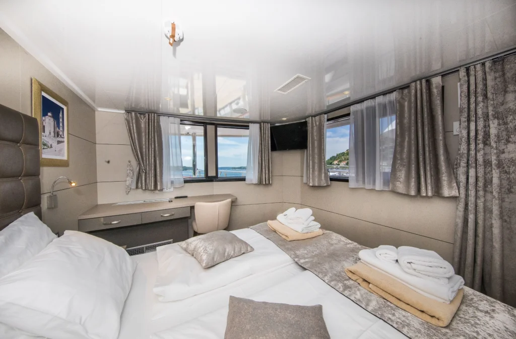 Schiff Ambassador Kabine Auf Oberdeck Vip Doppelfenster