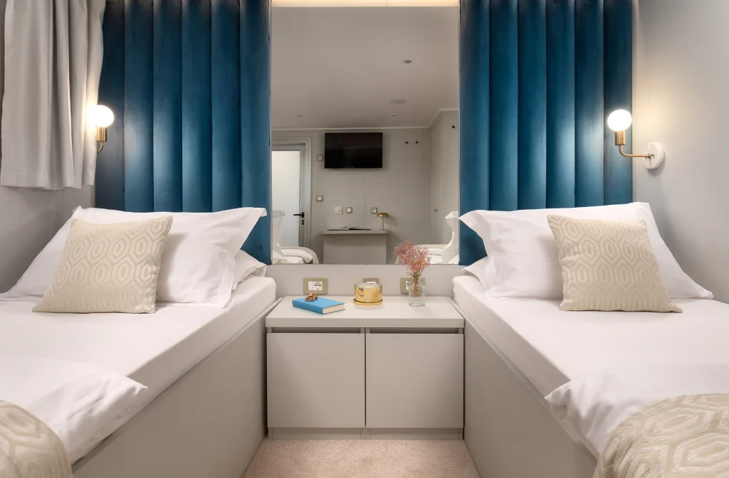 Schiff Bellezza Doppelkabine Auf Hauptdeck Twinbett