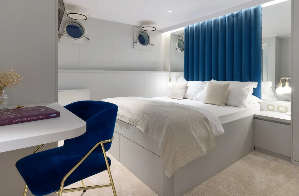 Schiff Bellezza Doppelkabine Auf Unterdeck Bett