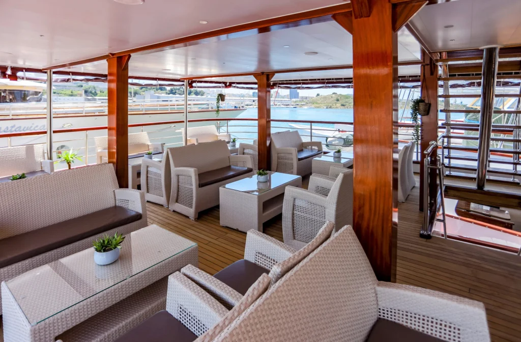 Schiff Voyage Heck Lounge Schiff