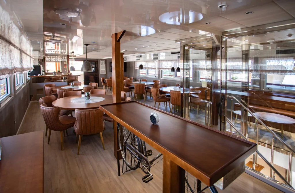 Schiff Voyage Salon Tisch Stuhl