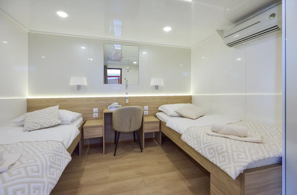 Schiff Relax Kabine Auf Hauptdeck Twinbett