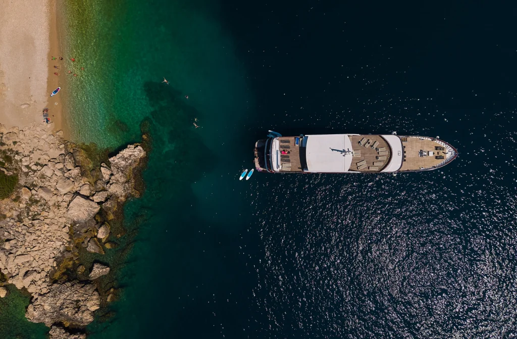 Schiff Relax Aussenansicht Von Oben