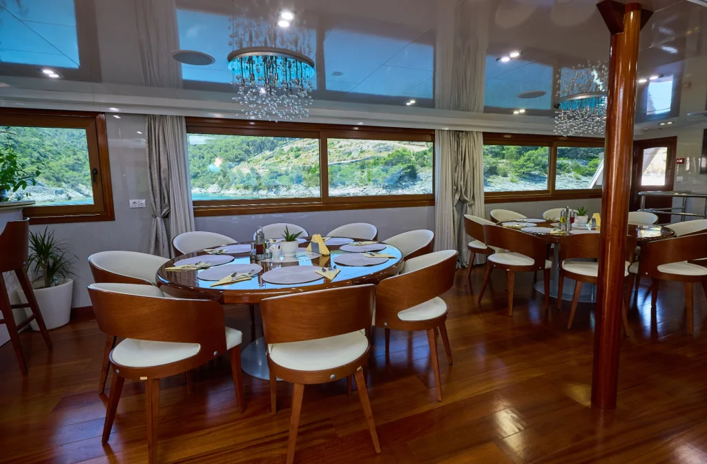 Schiff Azzurro Salon Tisch Stuhl