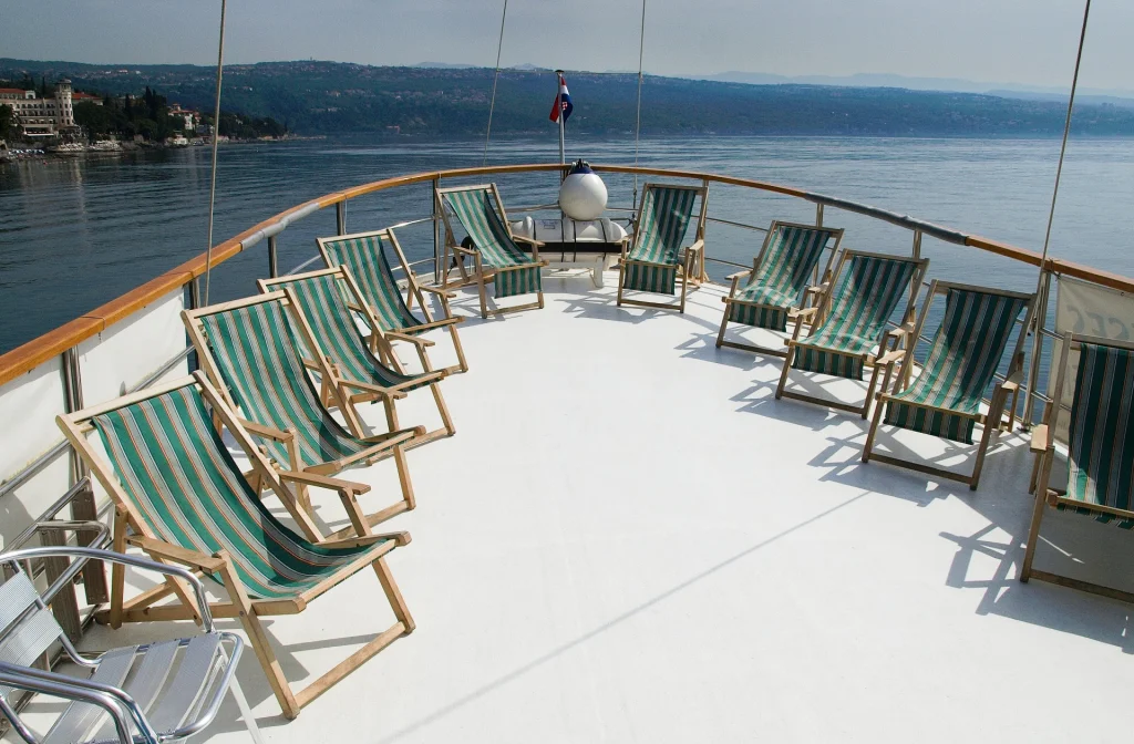 Schiff Dalmatinka Sonnendeck