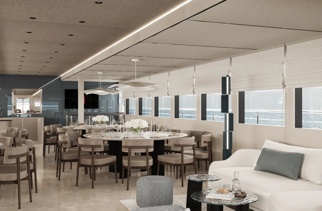 Schiff Kroatien Kreuzfahrt Ms Providenca Restaurant Lounge