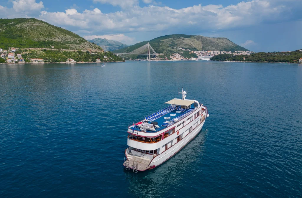 Schiff Princess Aloha Aussenansicht Dubrovnik