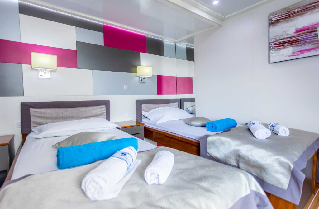 Schiff Inselhuepfen Prestige Twin Kabine