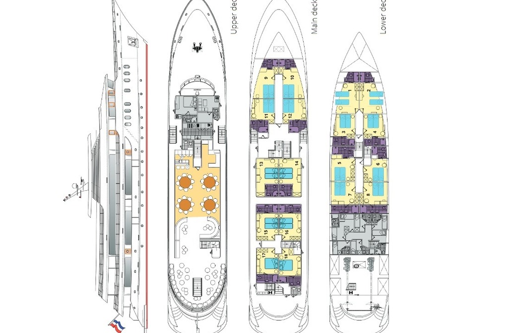 Schiff Avantgard Deck Plan
