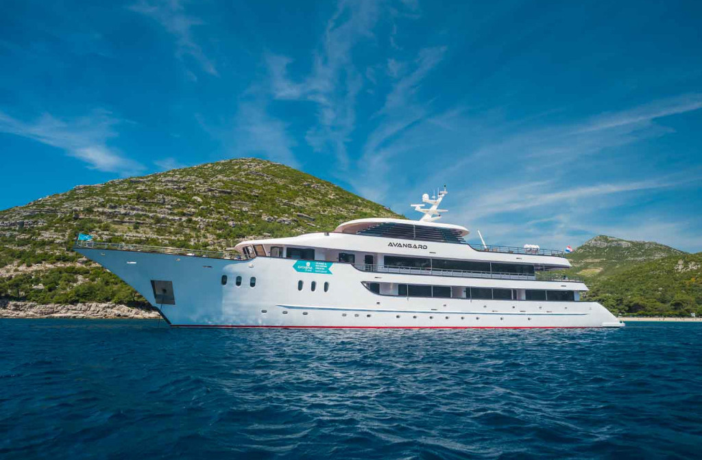 Schiff Inselhuepfen Avantgard Vor Insel