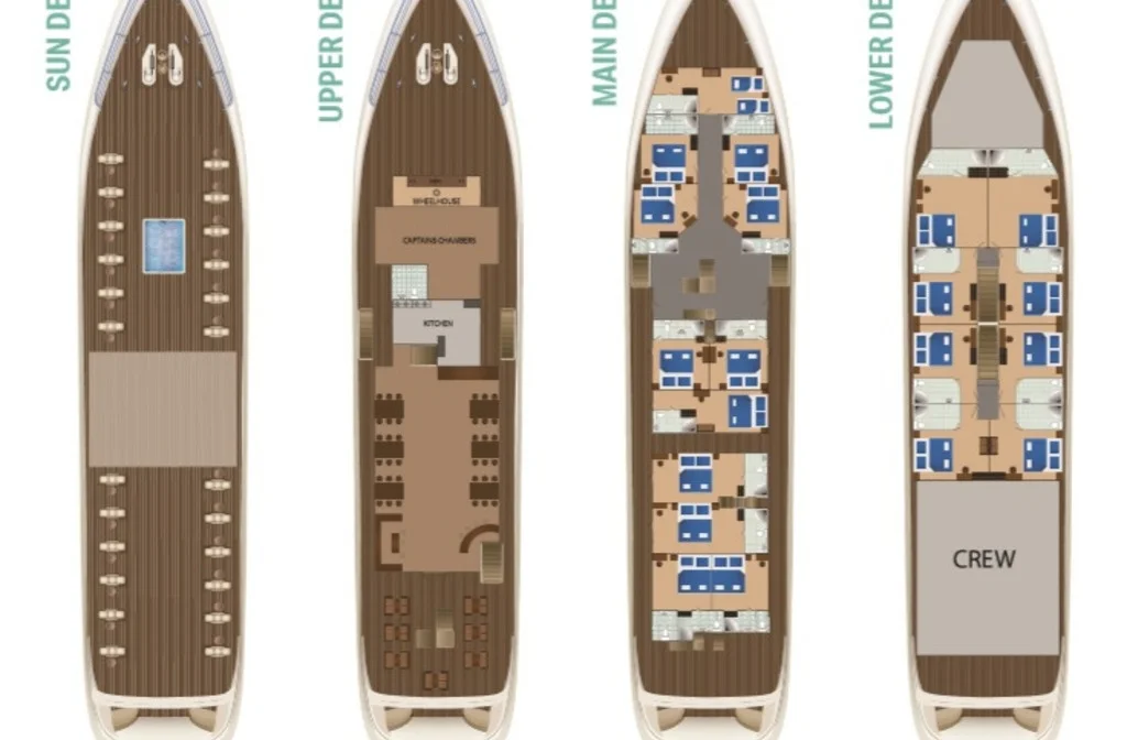Schiff Diamond Deck Plan