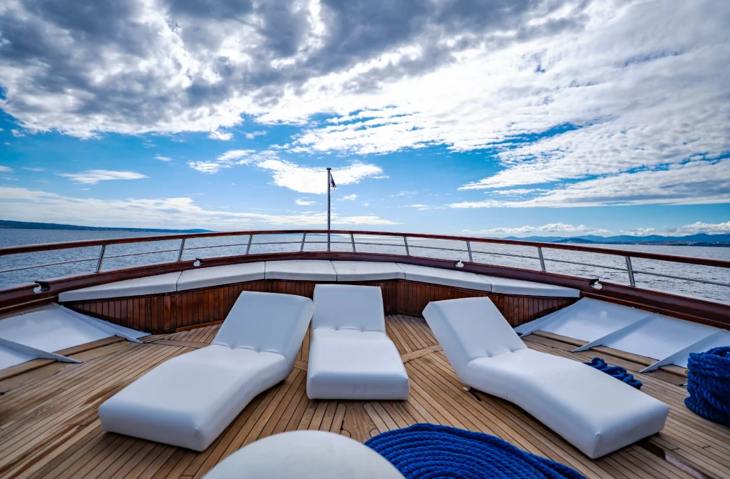 Schiff President Sonnendeck Liegestuhl