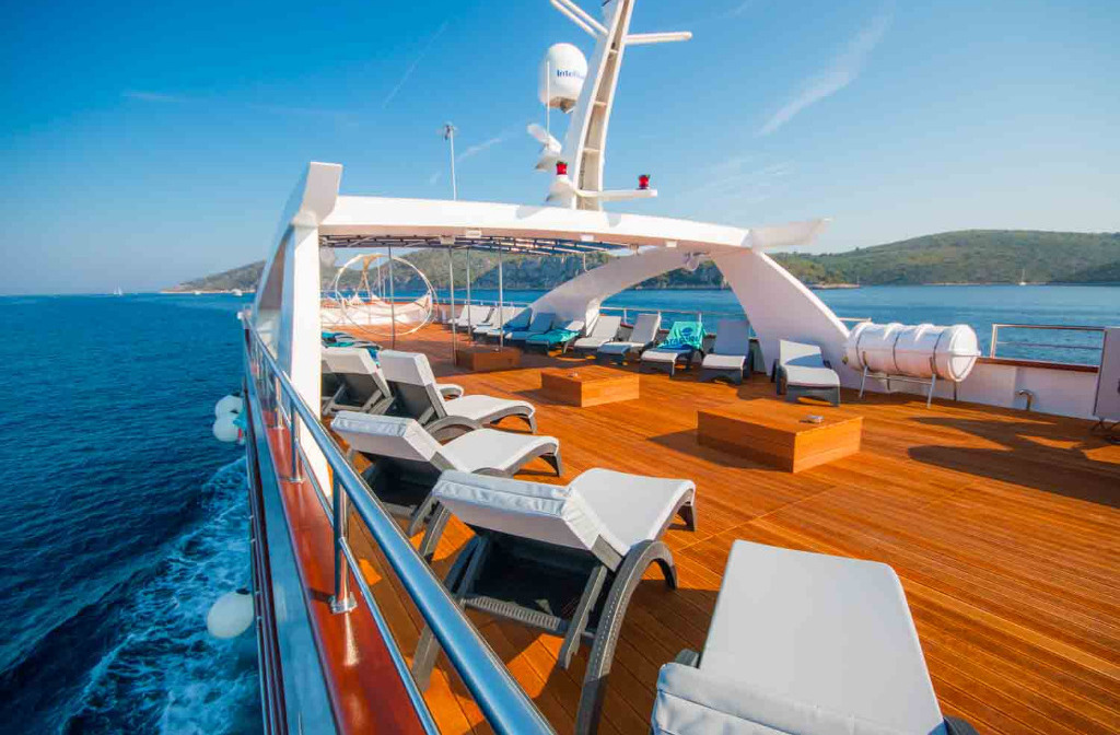 Schiff Kroatien Admiral Sonnendeck