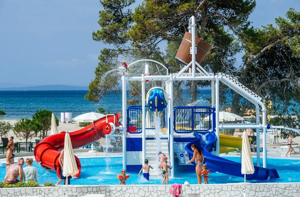 Kroatien Ferienanlagen Norddalmatien Nin Mobilehomeanlage Zaton Pool