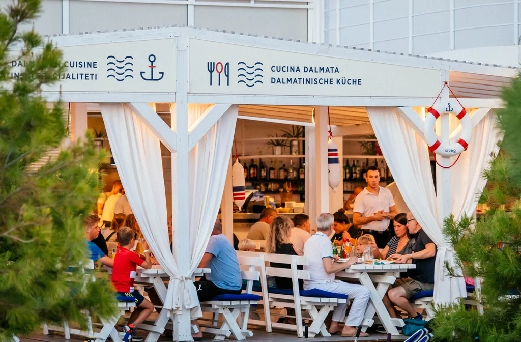 Kroatien Ferienanlagen Norddalmatien Nin Mobilehomeanlage Zaton Restaurant