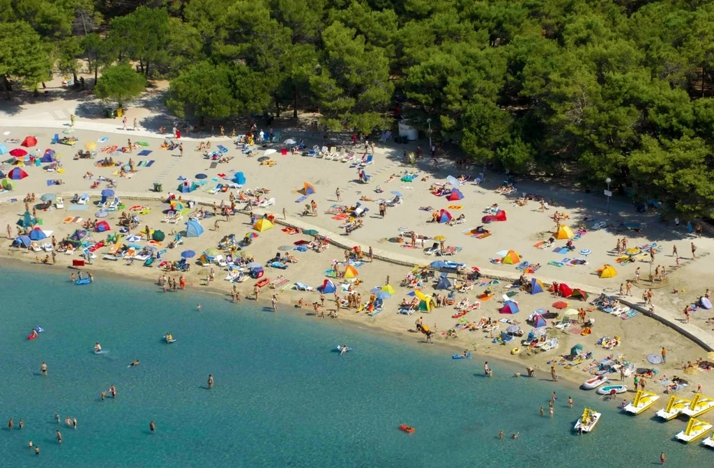Kroatien Ferienanlagen Norddalmatien Nin Mobilehomeanlage Zaton Strand