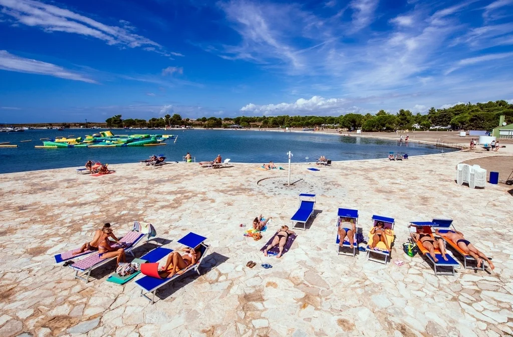 Kroatien Ferienanlagen Norddalmatien Nin Mobilehomeanlage Zaton Strand