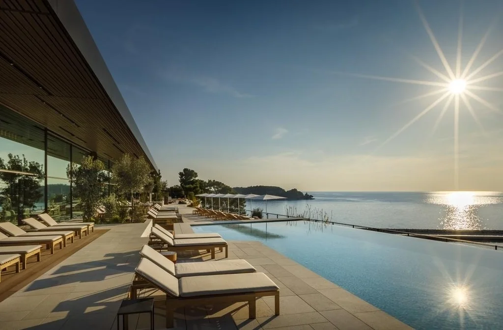 Kroatien Rovinj Grand Park Hotel Aussenpool