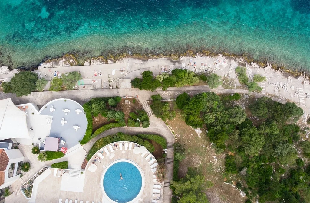 Sueddalmatien Korcula Aminess Hotel Liburna Strand