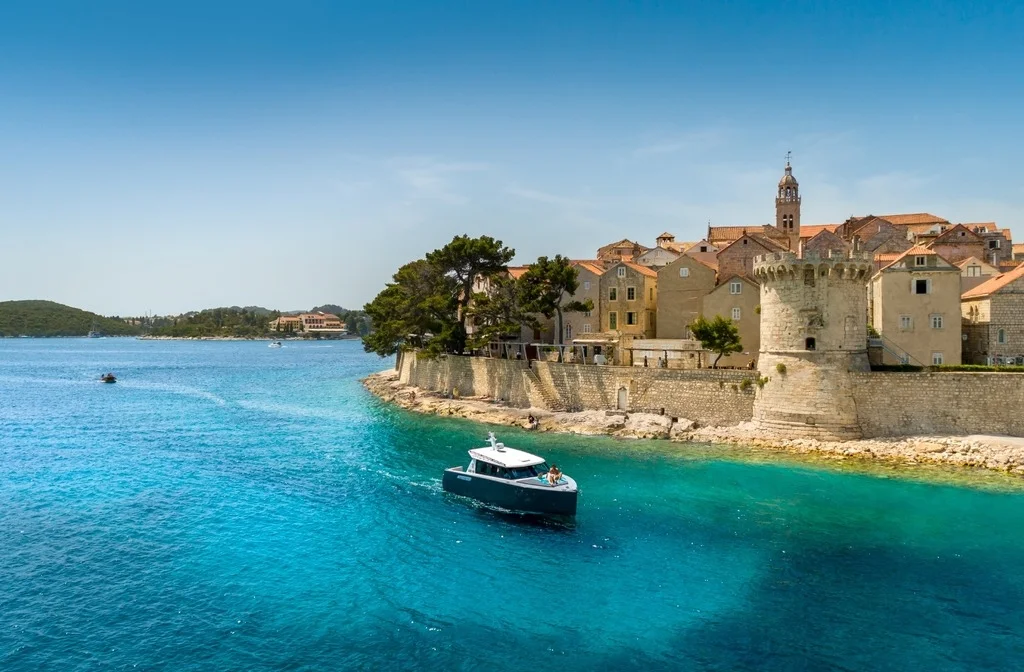 Sueddalmatien Korcula Aminess Hotel Liburna Ortschaft