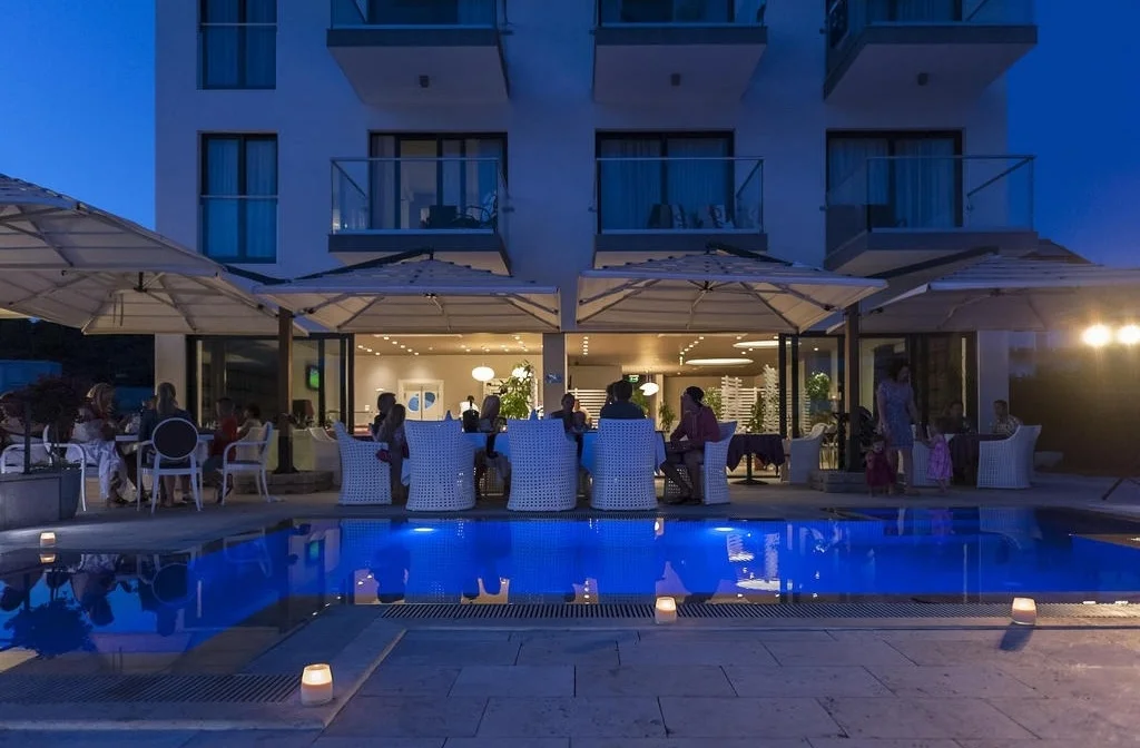 Kroatien Boutique Hotel Rogoznica Hotel Life Terrasse Pool