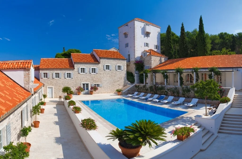 Dalmatien Insel Solta Hotel Martinis Marchi Heritage Pool