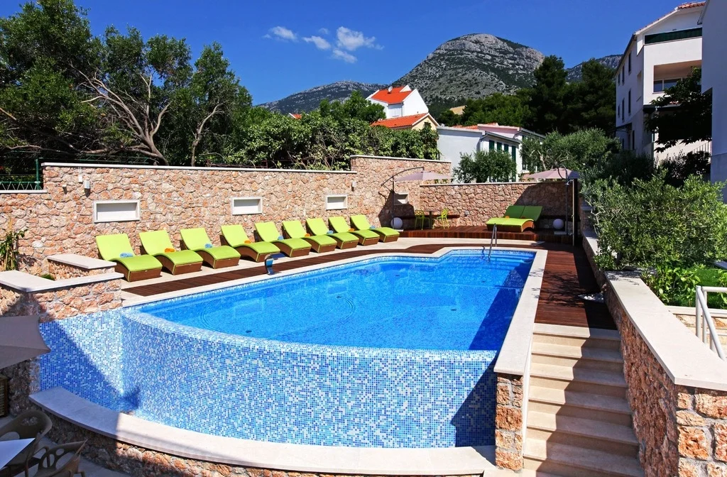 Mitteldalmatien Insel Brac Bol Hotel Bol Pool