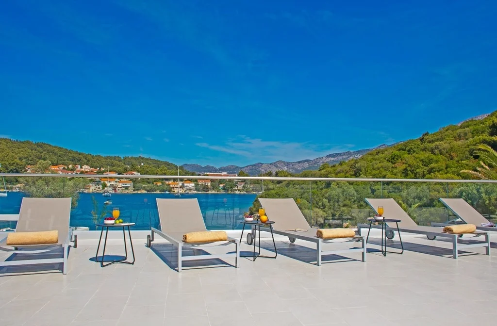 Sueddalmatien Korcula Aminess Residence Port9 Infinity Pool