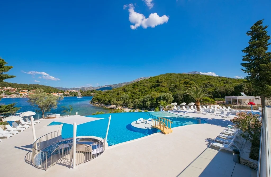 Sueddalmatien Korcula Aminess Residence Port9 Infinity Pool