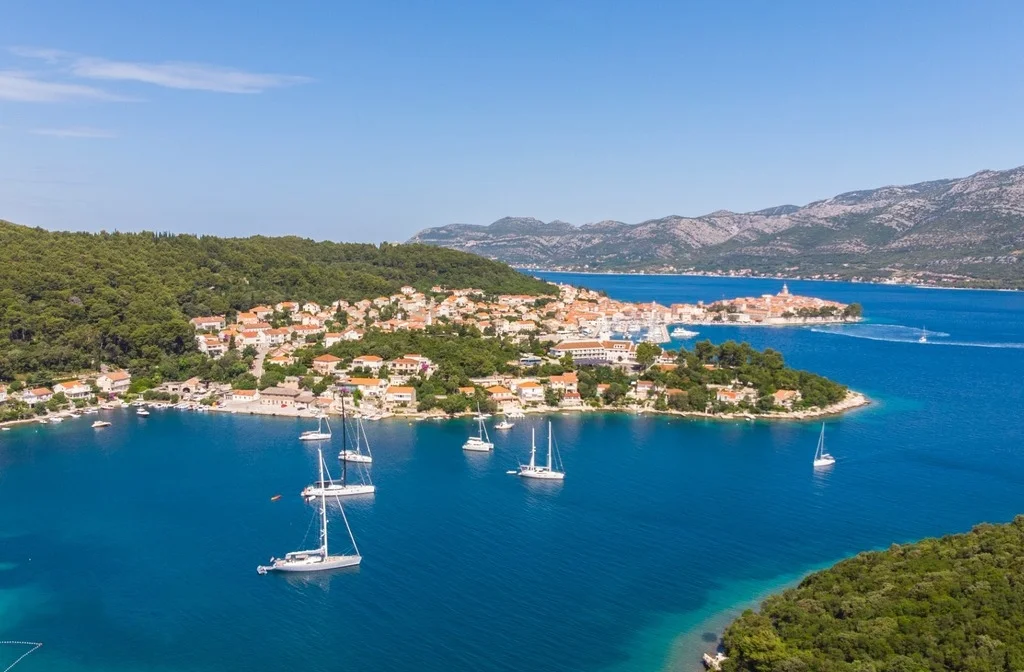 Sueddalmatien Korcula Aminess Residence Port9 Ortschaft