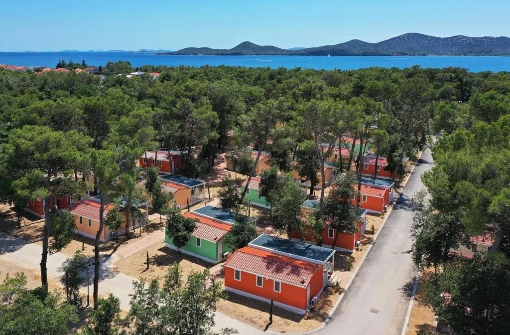 Kroatien Mobilehome Norddalmatien Biograd Na Moru Camp Park Soline B