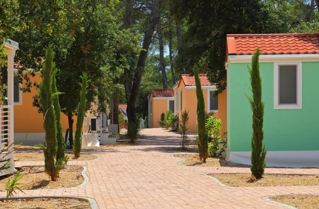 Kroatien Mobilehome Norddalmatien Biograd Na Moru Camp Park Soline Aussenansicht