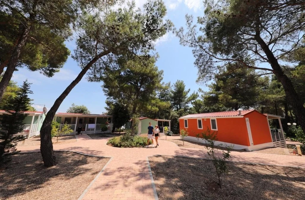 Kroatien Mobilehome Norddalmatien Biograd Na Moru Camp Park Soline Aussenansicht