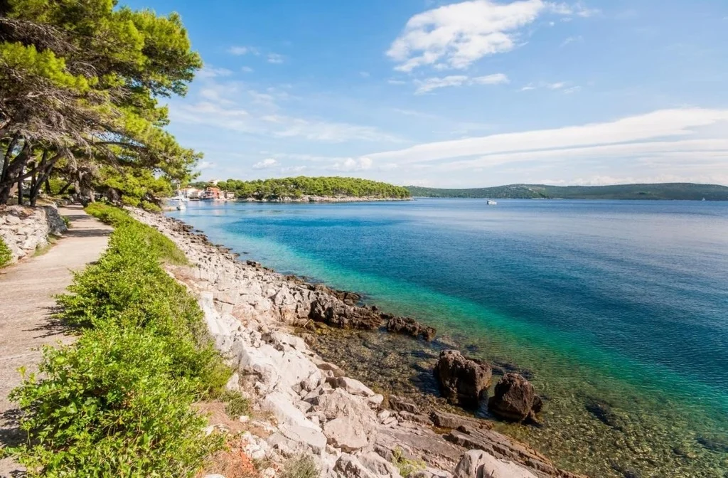 Norddalmatien Insel Dugi Otok Hotel Maxim Strand