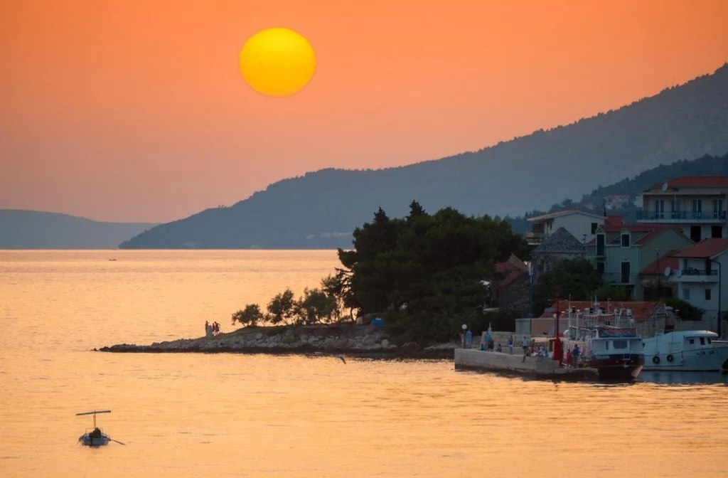 Kroatien Hote Gradac Hotel Saudade Aussicht