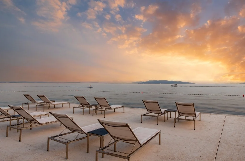 Kvarner Bucht Rijeka Hotel Hilton Rijeka Costabella Beach Resort And Spa Aussenpool