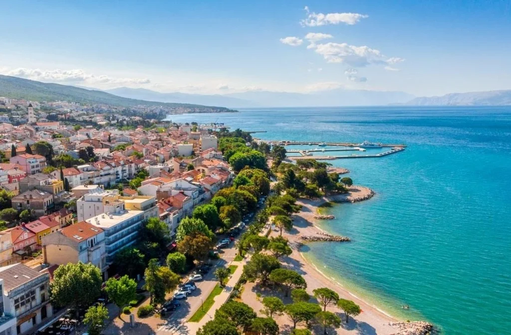 Kroatien Kvarnerbucht Crivkenica Heritage Hotel Stypia Strand