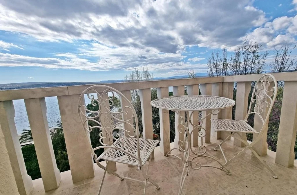 Kroatien Kvarnerbucht Crivkenica Heritage Hotel Stypia Balkon