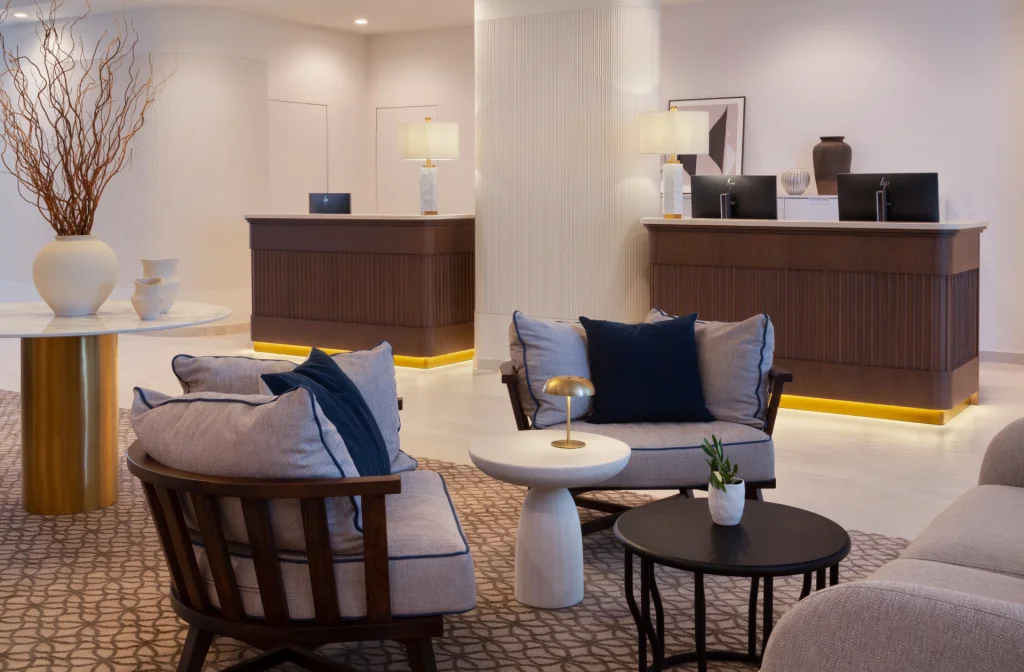 Bluesun Hotel Marina Brela Rezeption Lobby