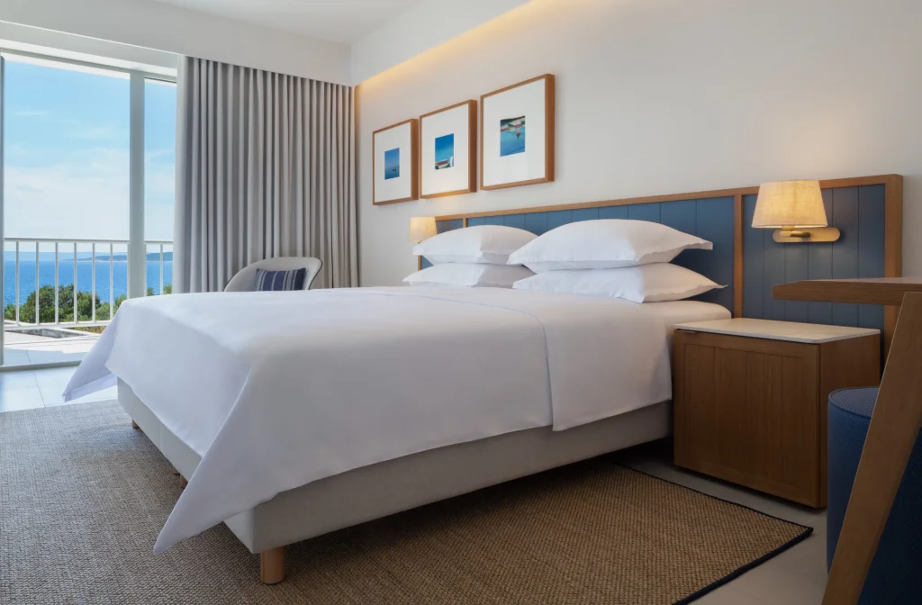 Bluesun Hotel Marina Brela Doppelzimmer Standard Balkon Meerseite