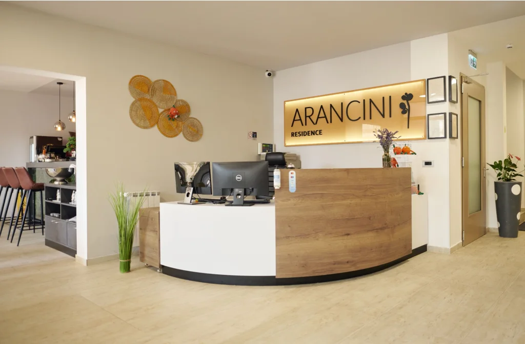 Aparthotel Arancini Residence Rezeption