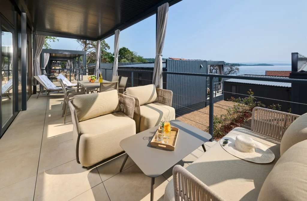 Aminess Style Glamping Villas Holiday Homes Premium Holiday Home Terrasse Lounge