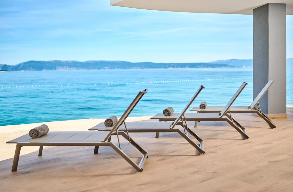 Aminess Style Glamping Villas Holiday Homes Atea Wellness Liegestuhl